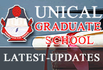 Latest Updates: 2020/2021 POSTGRADUATE ADMISSION (CONCESSION & OMISSION) LIST IS OUT :Postgraduate School | University of Calabar